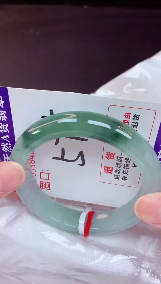 未镶嵌手镯翡翠57（48小时鉴赏期 ）