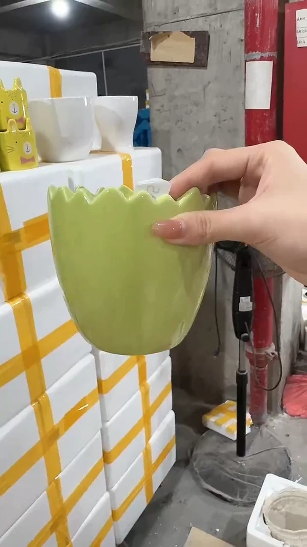 高温陶瓷花盆+E53