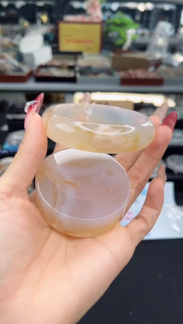 【闪购商品】石英质玉手镯未镶嵌60圈口（赠品镯心）3570331