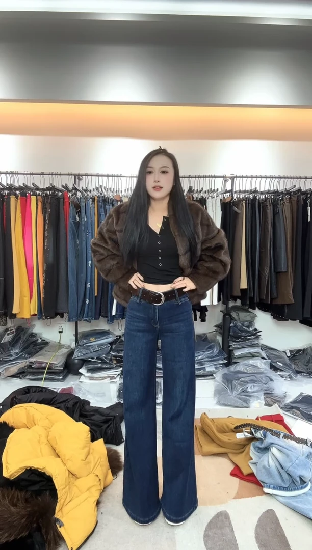 牛仔裤新款冬季加绒