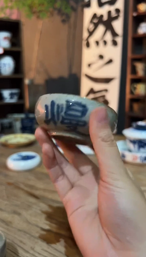 观云听雨原创手绘茶具