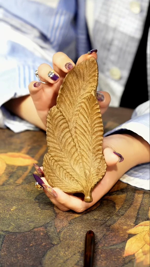 金丝楠【63】精品重工雕刻金丝楠干料茶则