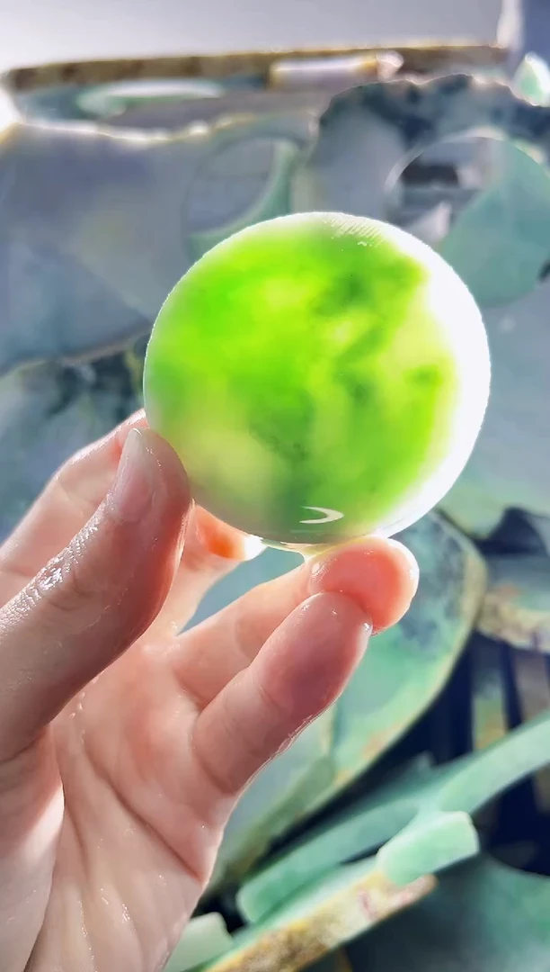 裸石翡翠缅甸翡翠A货文3521