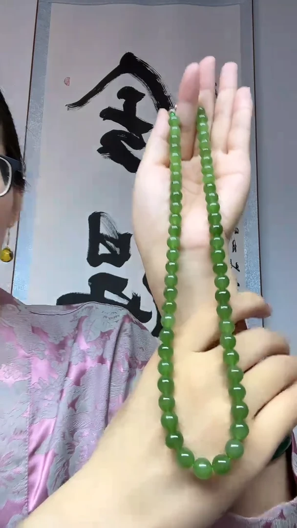 和田玉未镶嵌项链约卡8