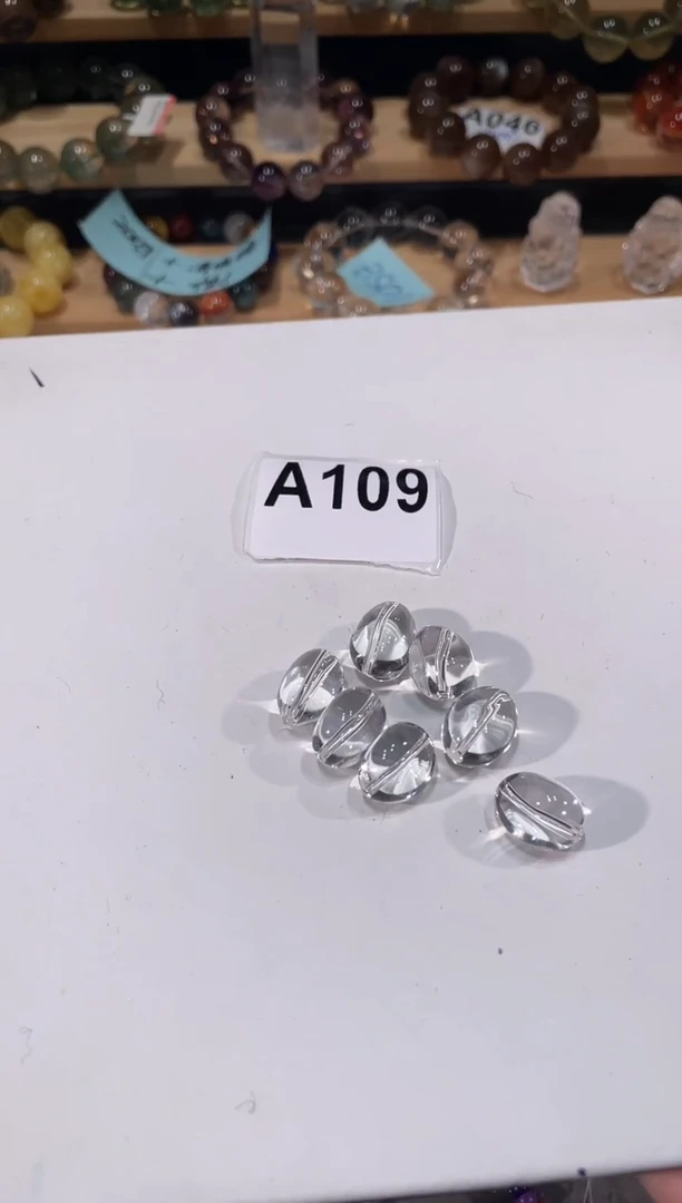 未镶嵌手链水晶A109白水晶随型单珠多样性发一