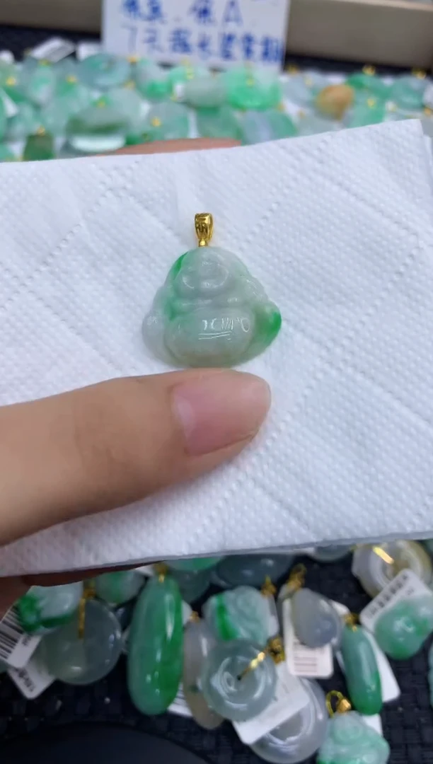 颈饰未镶嵌翡翠天然缅甸A货翡翠