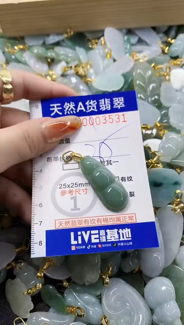 颈饰未镶嵌翡翠天然A货翡翠