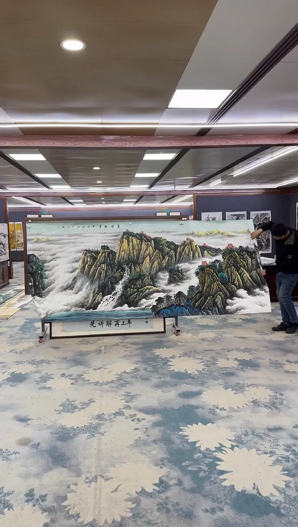 国画Z张伦玉-山水国画-大丈二