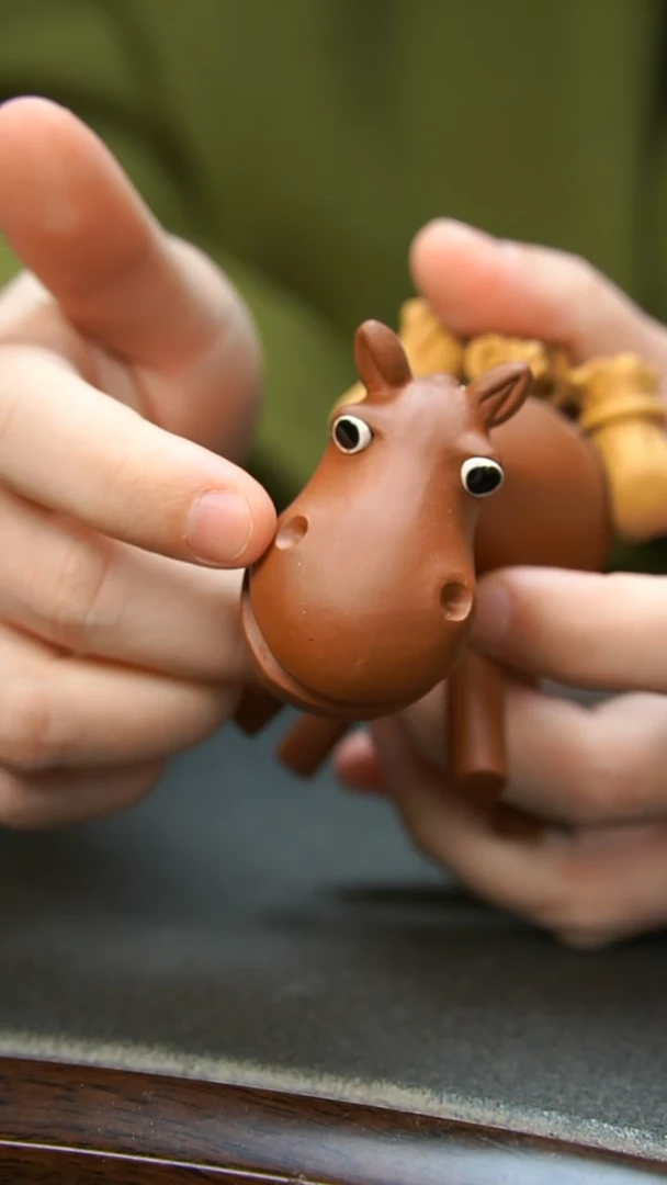 【闪购商品】紫砂茶壶毛驴茶宠微瑕