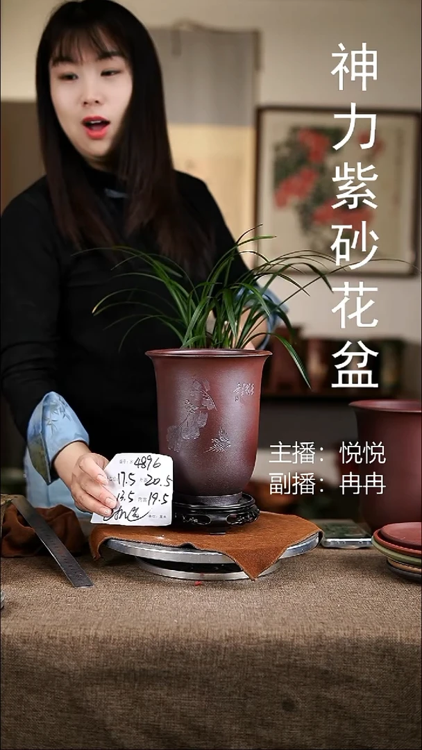 紫砂花盆紫砂花盆4896+s