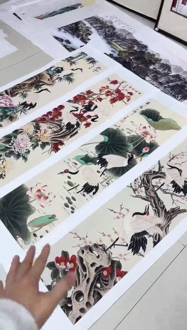 国画九霄甄选国画作品zhb108