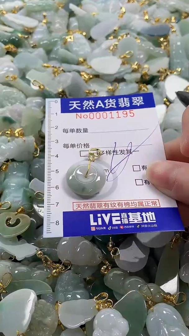 颈饰未镶嵌翡翠纯天然a货翡翠