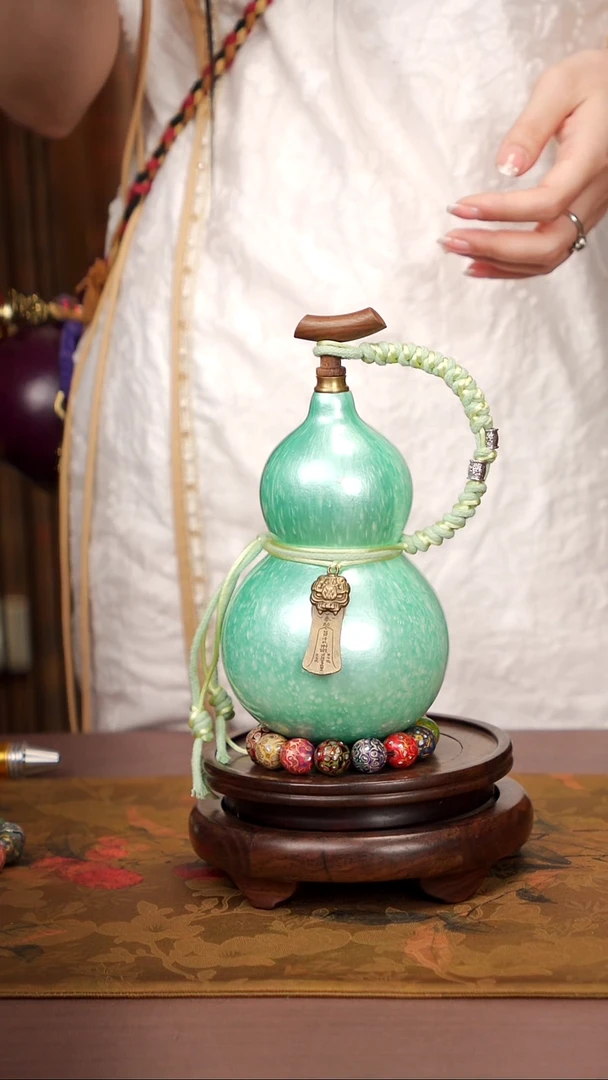 212易林高端工艺大漆酒葫芦--158