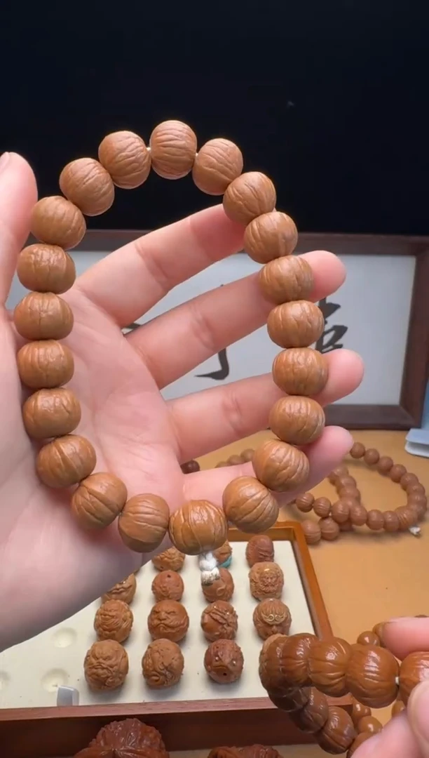 猴头核桃手串1.4双鳍南瓜 三维同尺 全品毕业级