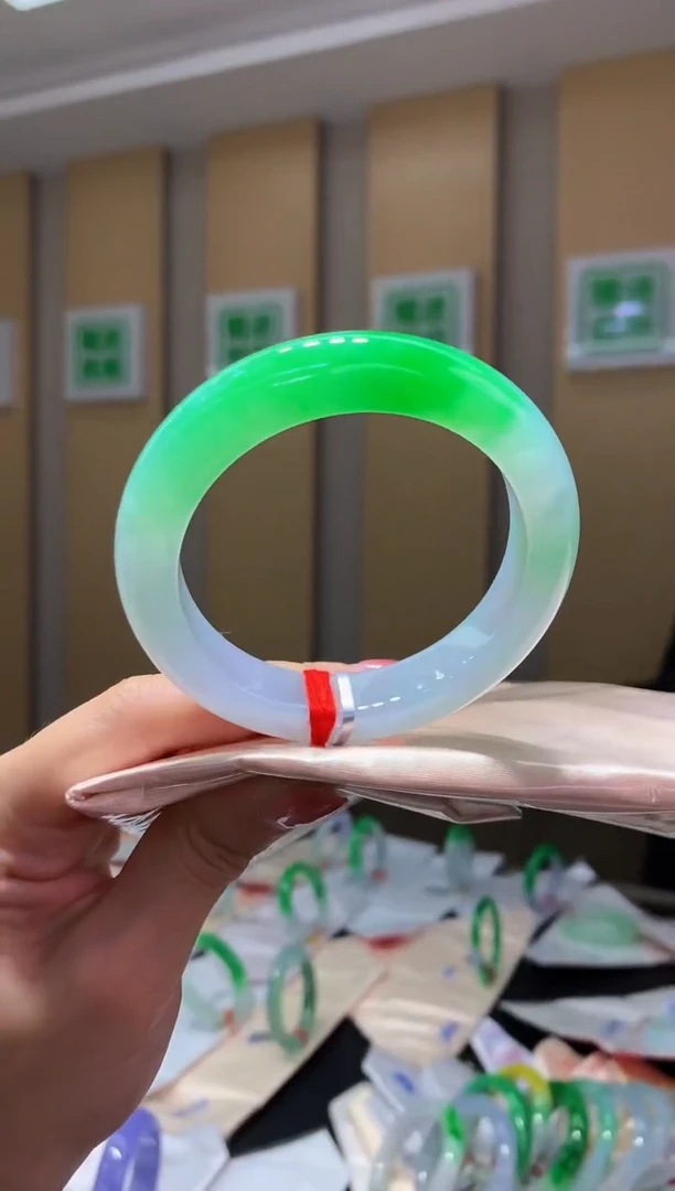 未镶嵌手镯翡翠-C113  圈口54.2 全款135万 定金2万