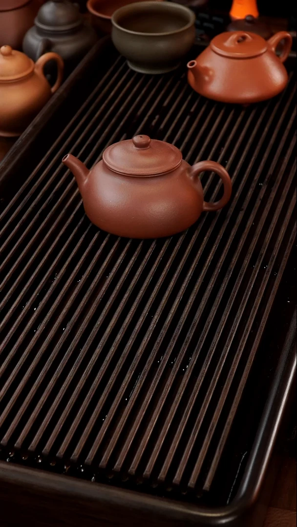 【闪购商品】紫砂茶壶半手精工渔舟唱晚壶