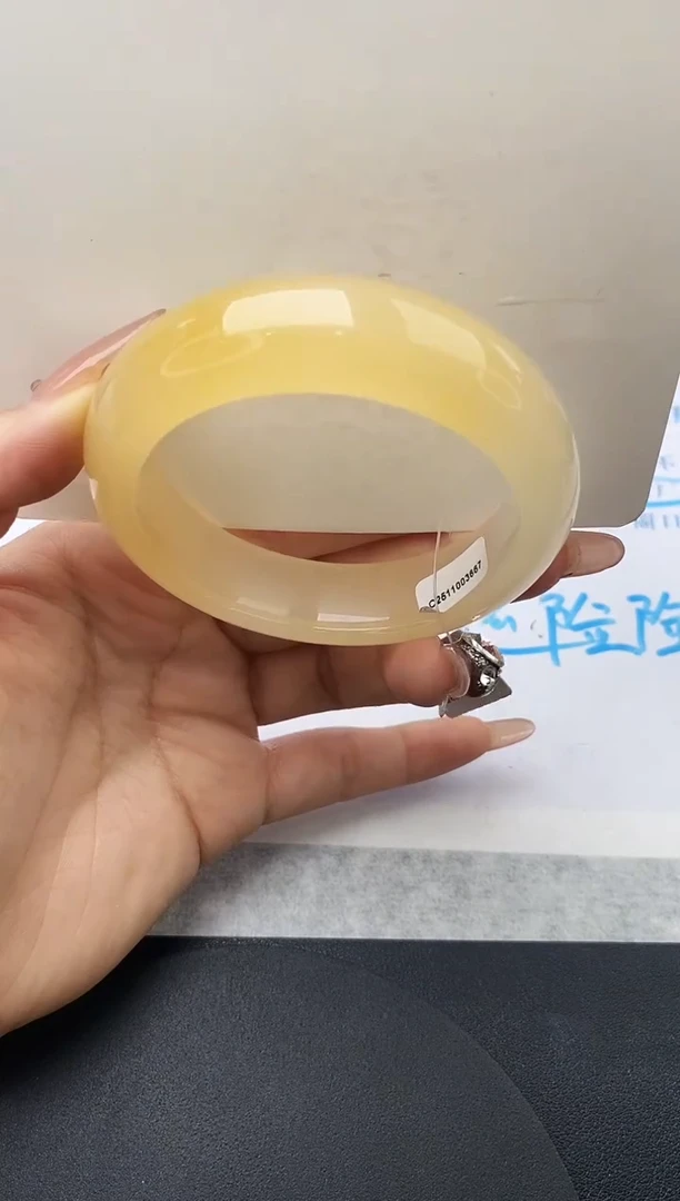 未镶嵌手镯石英质玉w142-HHB56+