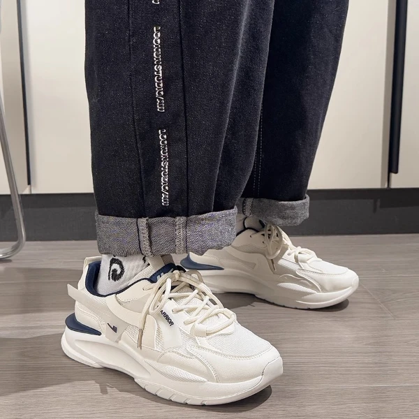 回力男鞋秋季透气老爹鞋男生百搭运动休闲鞋男软底鞋子男加绒保暖