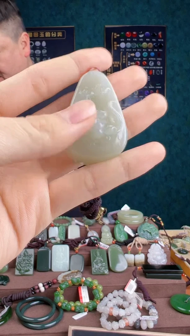 【闪购商品】和田玉颈饰未镶嵌ZZ 拍一发一 多样性发货