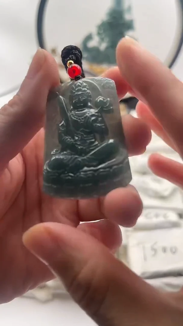 颈饰未镶嵌翡翠天然翡翠7