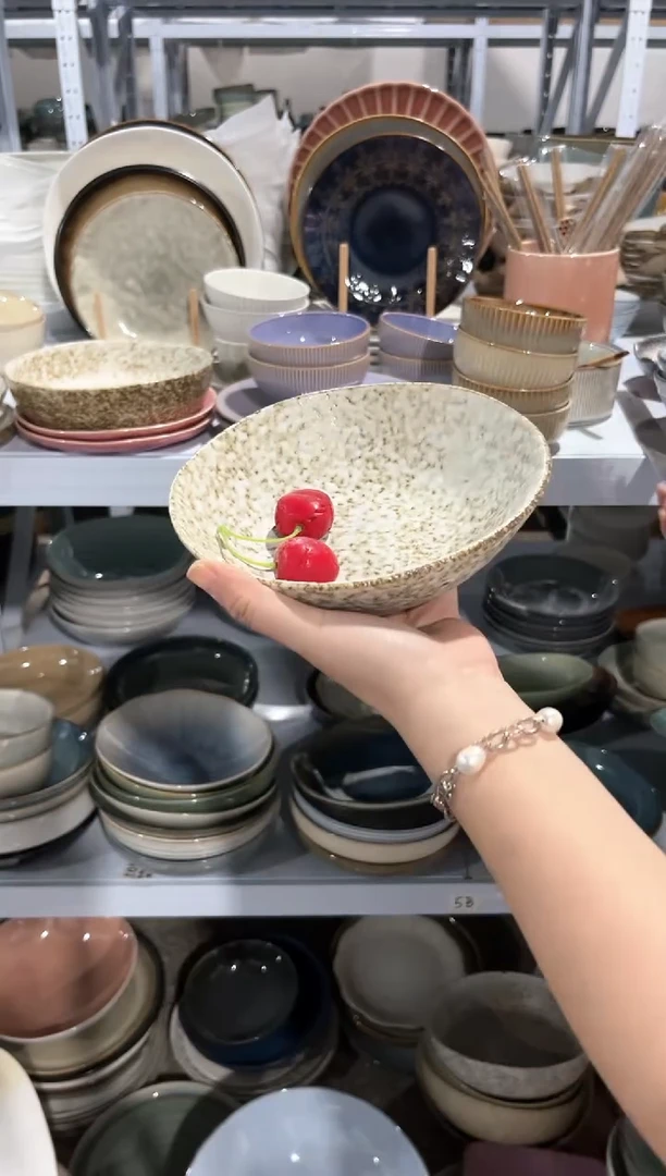 【闪购商品】瓷片外贸尾货瑕疵满20包邮X J6D面碗