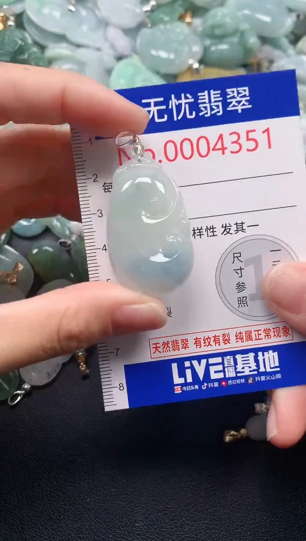 吊坠(不含链)未镶嵌翡翠4351