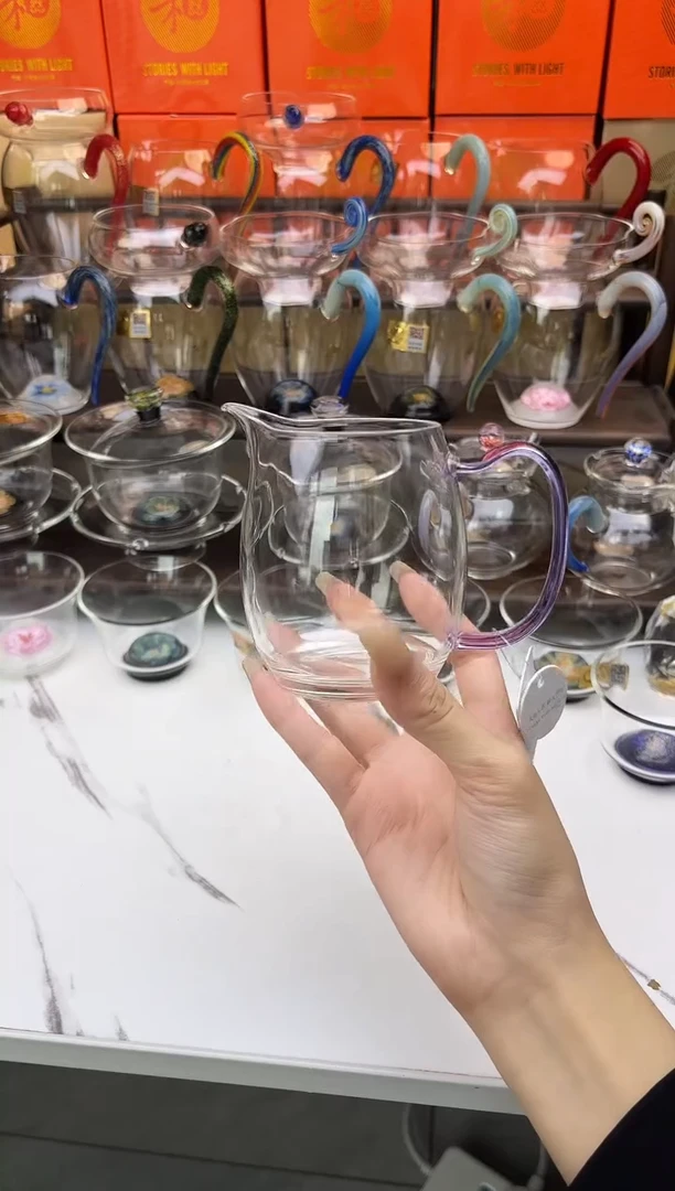 手工艺品玻璃风迷畅然紫色