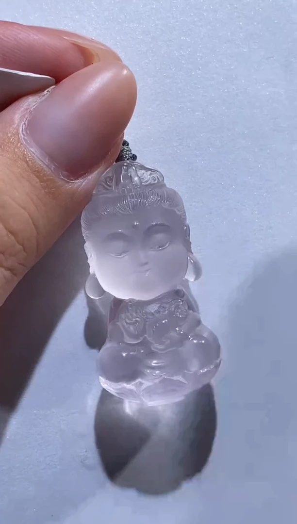 未镶嵌颈饰水晶普贤宝宝佛