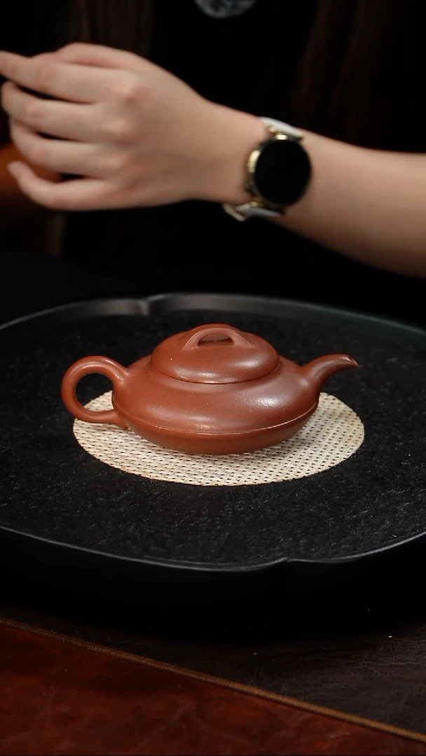 茶壶紫砂蒋敏杰 线圆24 底槽清 180毫升