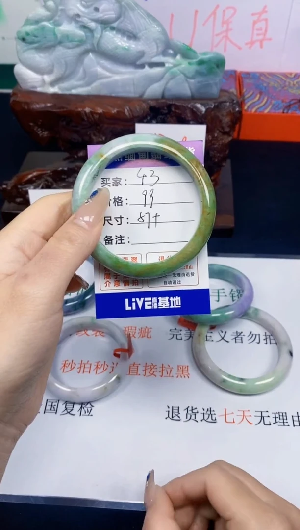 未镶嵌手镯翡翠43