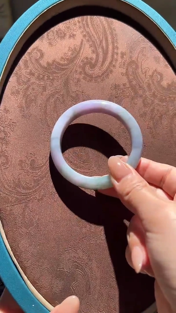 【闪购商品】翡翠手镯未镶嵌红翡绿翠 19号