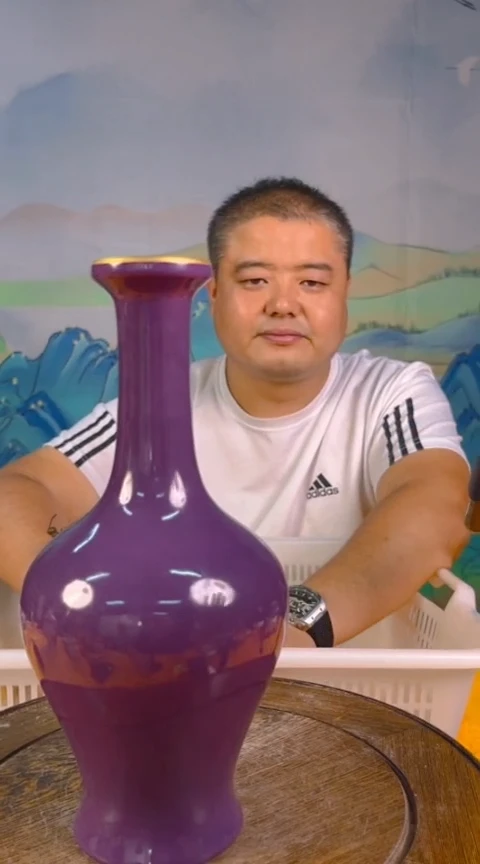 摆件景德镇陶瓷青花摆件95