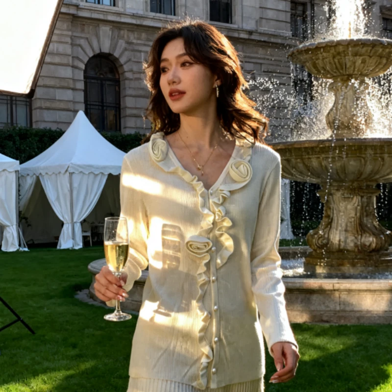 九月 秋冬纯色森系常规保暖V领设计百搭时尚针织衫JY593