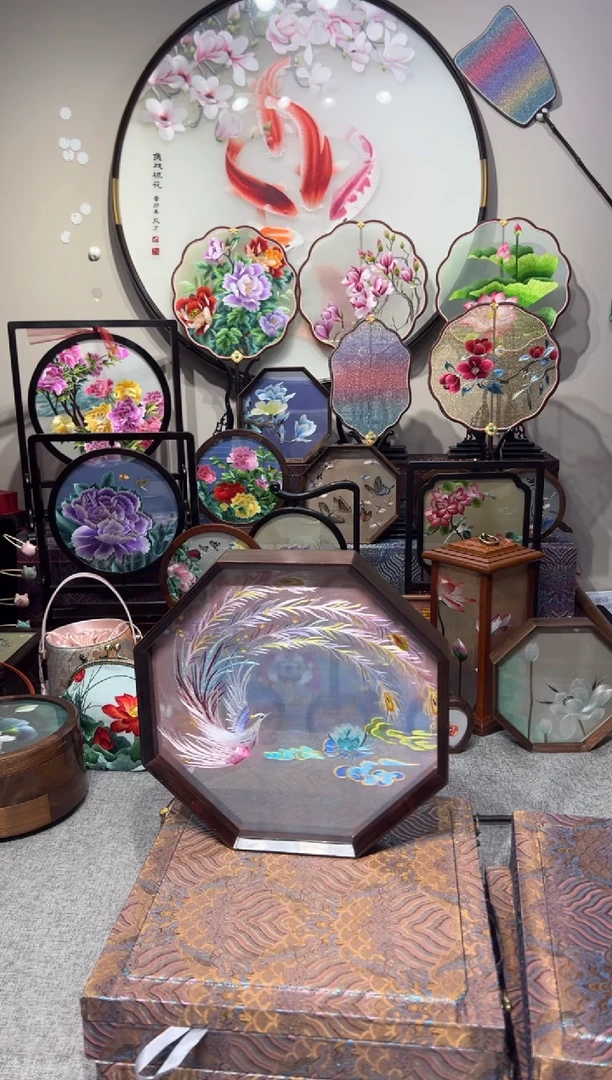 织绣纯手工苏绣双面绣