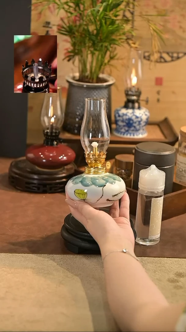 景德镇陶瓷香薰灯摆件