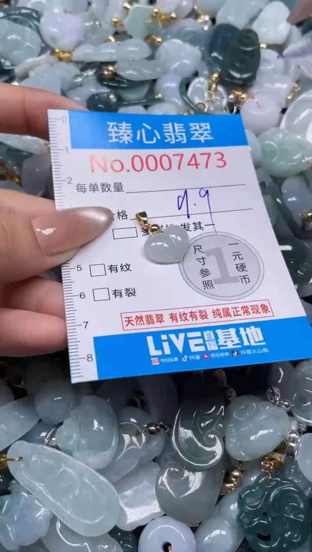 颈饰未镶嵌翡翠7473