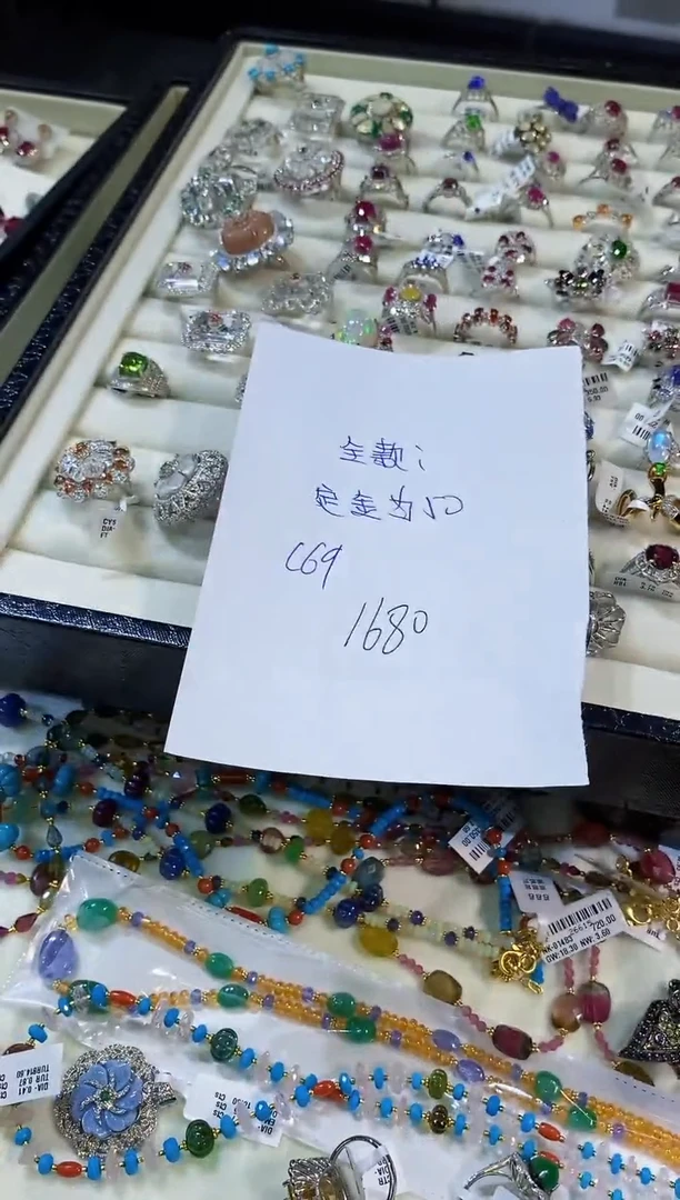 银S925镶嵌戒指/指环钻石楚楚珠宝中古甄选不退换