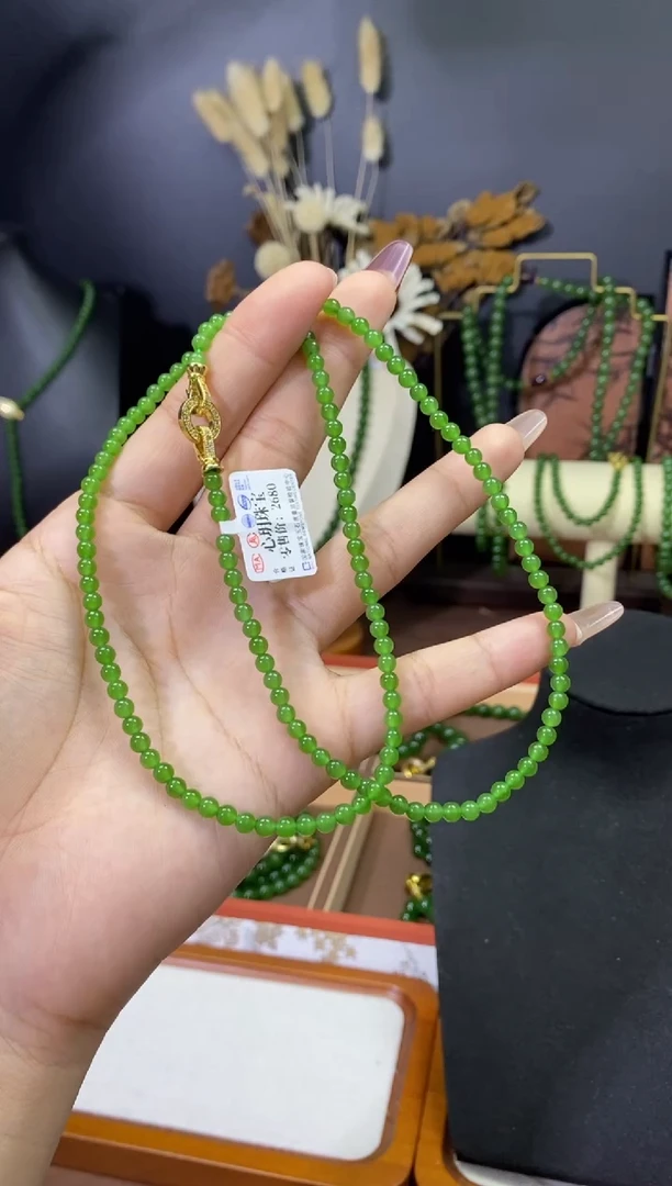 【闪购商品】和田玉（碧玉）颈饰未镶嵌4