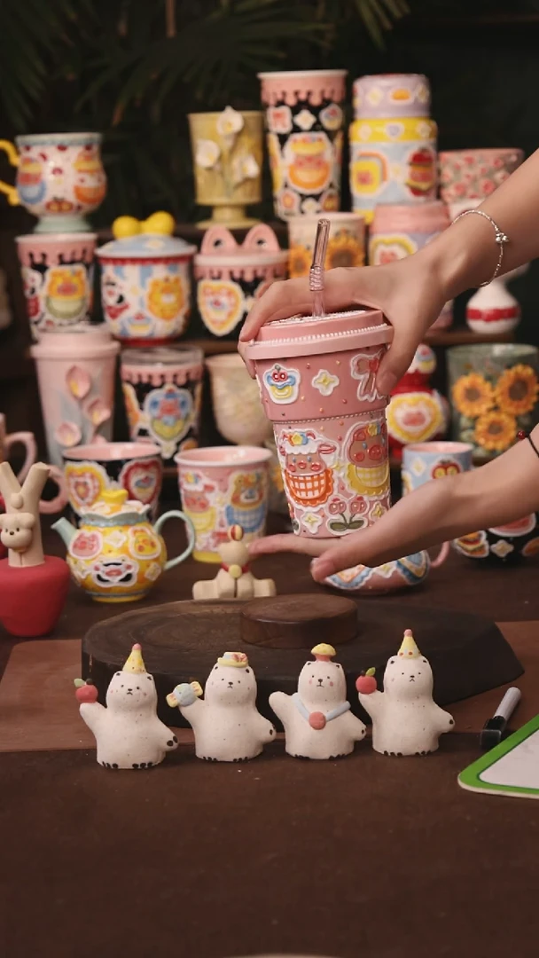 摆件景德镇原创手作陶瓷