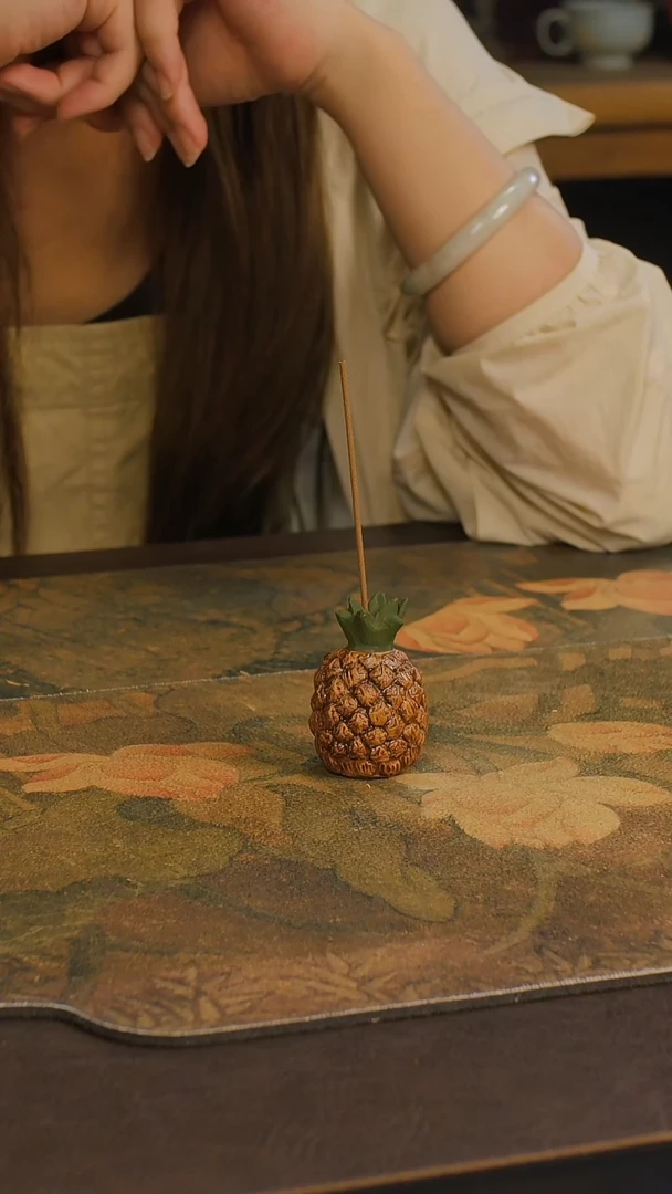 紫砂茶宠菠萝香插