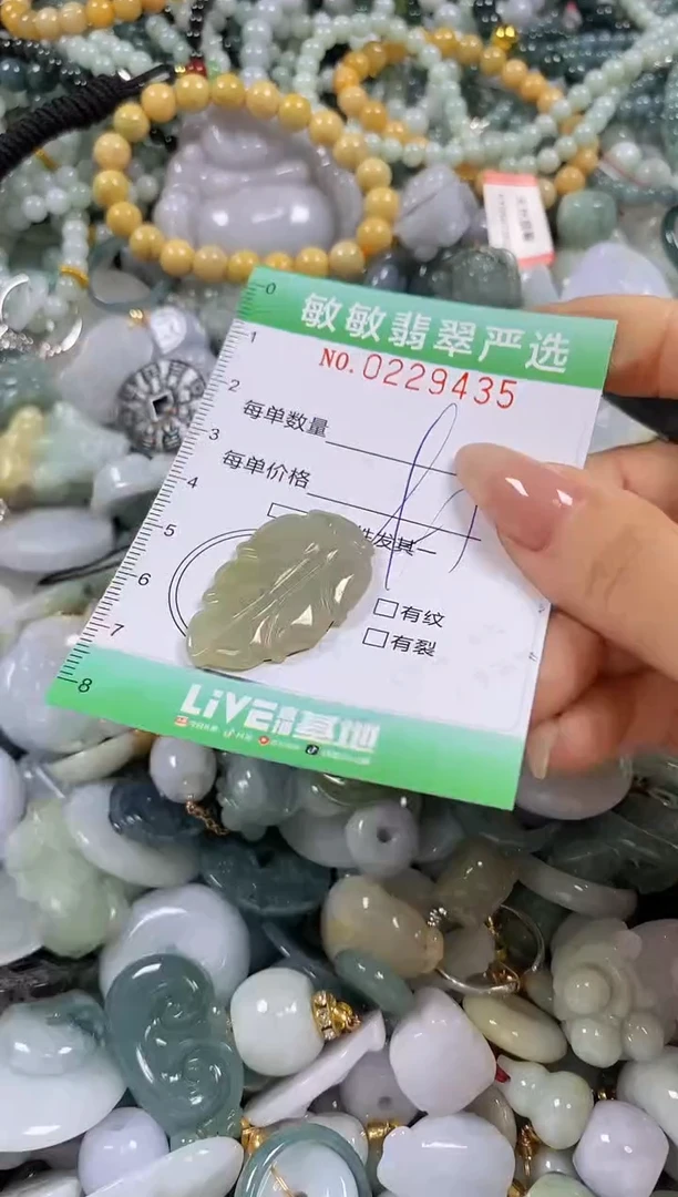 翡翠未镶嵌颈饰闪购0229435