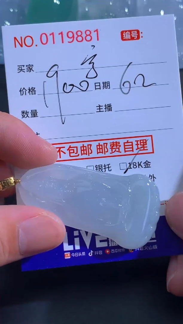 翡翠未镶嵌颈饰宇