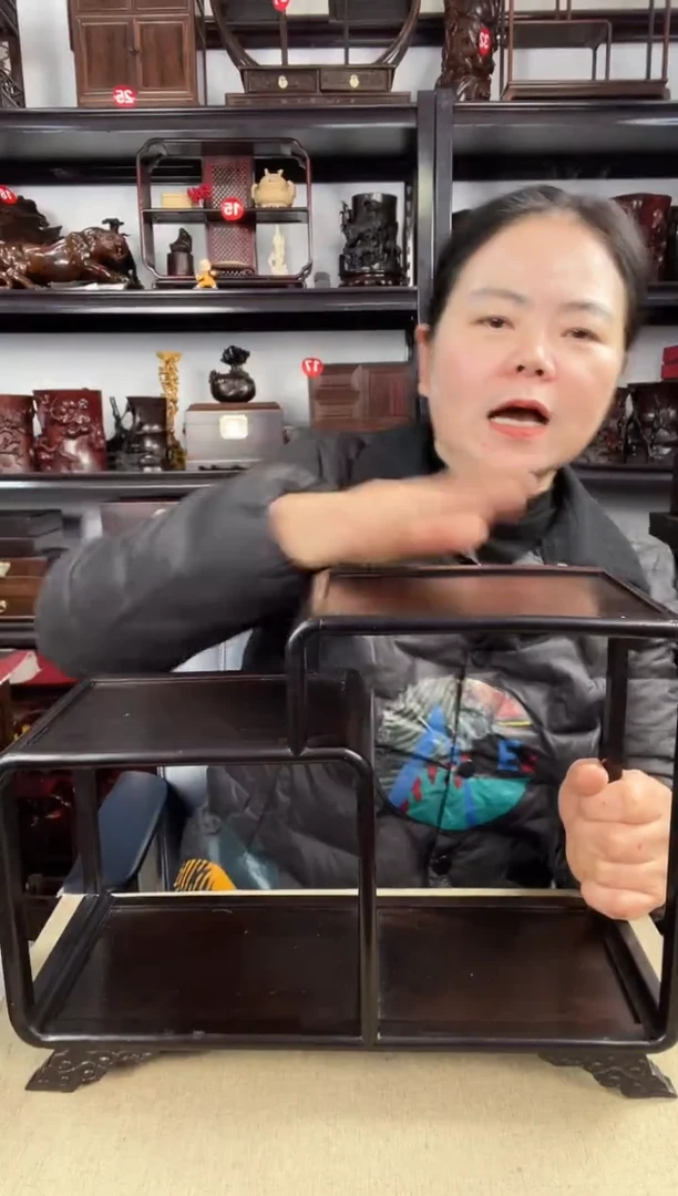 木瑕疵黑二连老李红木工艺品