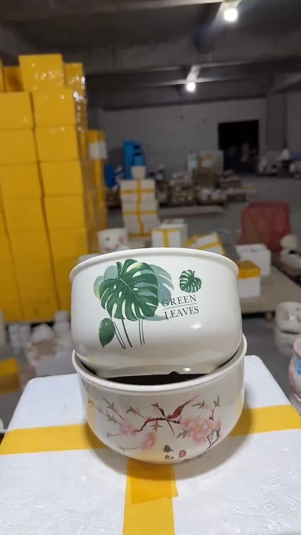 无孔高温陶瓷花盆+Q555