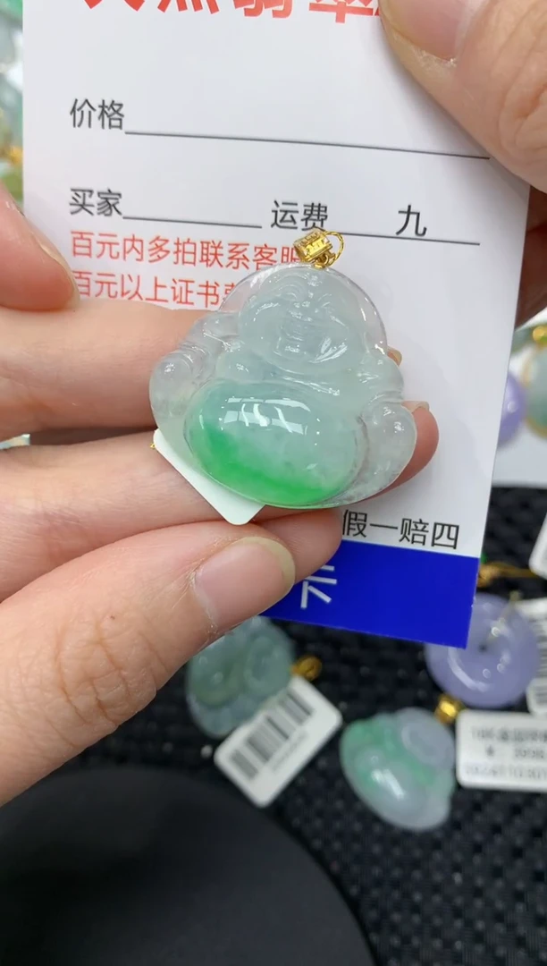 【闪购商品】翡翠颈饰18K金镶嵌11111111111