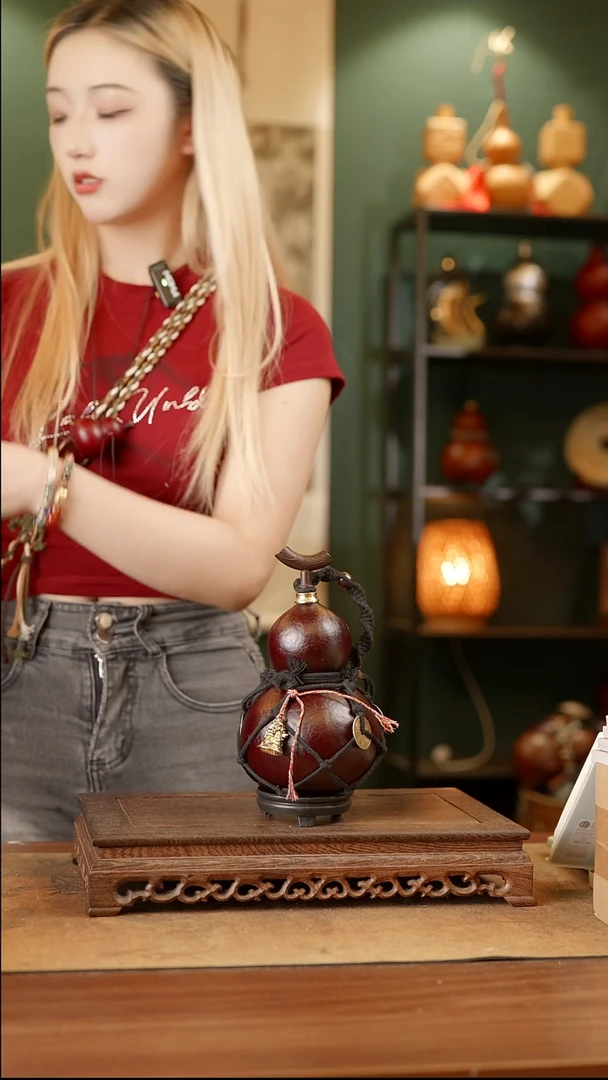 79号精品天然大漆酒葫芦一物一拍~