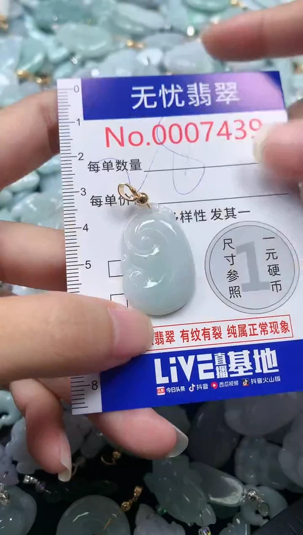 颈饰未镶嵌翡翠7439