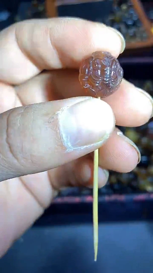 绿珀颈饰未镶嵌天然缅甸琥珀单珠