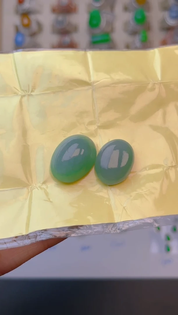 未镶嵌定制翡翠天然翡翠蛋面13