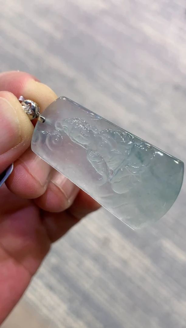 颈饰未镶嵌翡翠天然A货翡翠